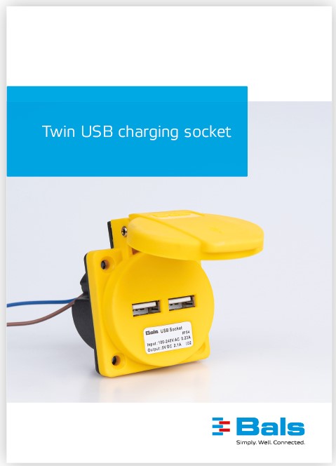 Twin USB charging socket