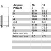 TCD FSW 6h 16A 5P 400V IP44 85x85 Inb Ni - Afbeelding 2