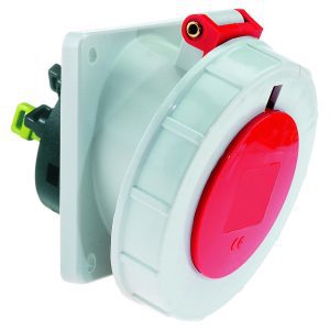 CEE-inbouwcontactdoos, 16A, schuin, QUICK-CONNECT, 68x62+75x75, IP67