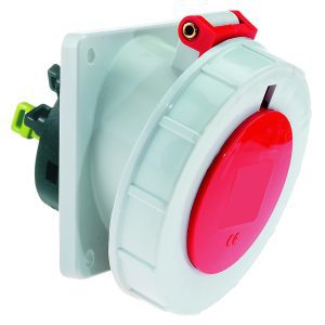 CEE-inbouwcontactdoos, 16A+32A, schuin, QC, hittebest,74x62+100x92, TE IP67