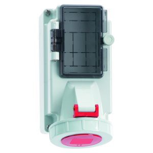 CEE-WCD, mogelijkheid voor beveiliging, 16A, 90x170, Ni, IP67