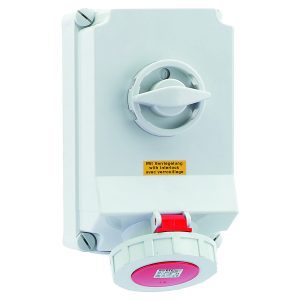 CEE-WCD afschakelbaar, vergrendelbaar, 63A, 160x260, Ni, IP67
