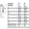 ICD 12h 16A 2P 42V IP44 75x75 Ni - Afbeelding 2