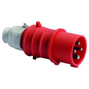 CEE-steker TE+, 16A+32A, QUICK-CONNECT, hittebestendig, IP44