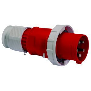 CEE-steker TE, 125A, hittebestendig, IP67