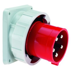 CEE-toestelcontactdoos TE, 125A, aanbouw, hittebestendig, IP67