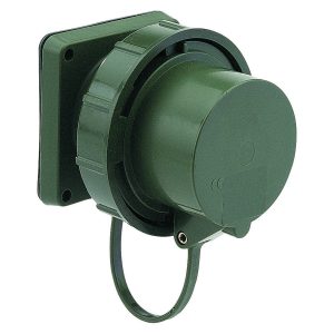CEE-toestelcontactdoos inbouw TN, 16A+32A, AP, hittebestendig, beschermkap, IP67