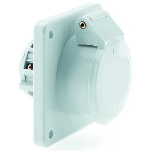 CEE-inbouwcontactdoos laagspanning, 16A+32A, flens 55x55mm, IP44