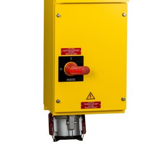 -Steker wordt mechanisch vegrendeld als de schakelaar in de "ON" positie wordt gezet.