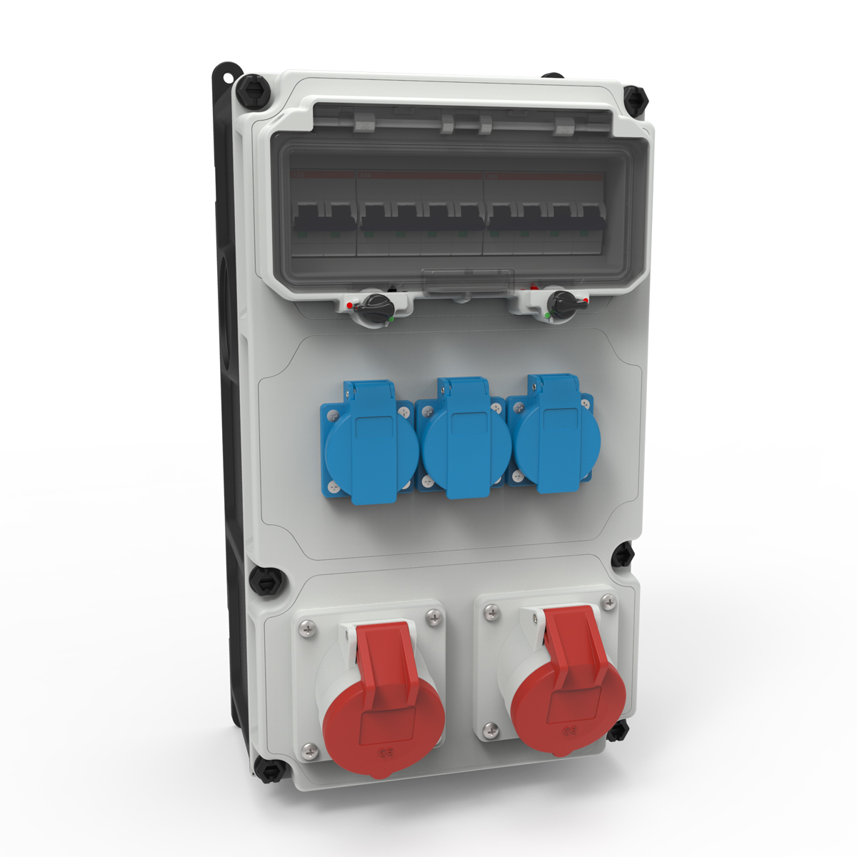 VARIABOX 3x Schuko, 2x 16A 5P