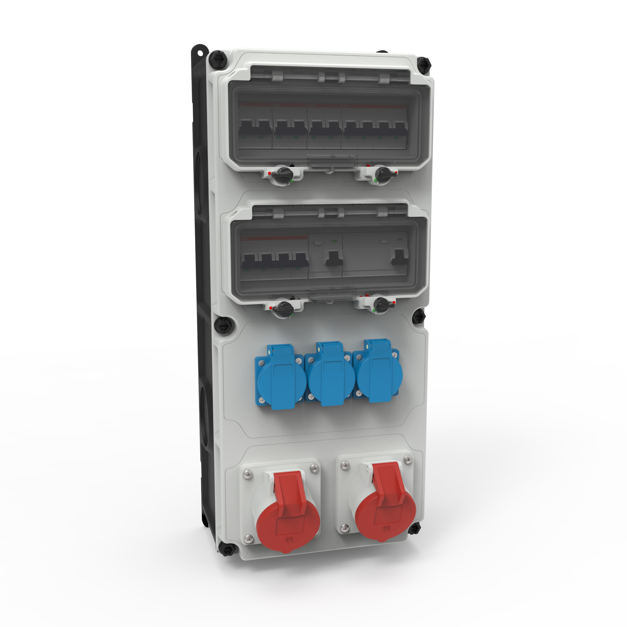 VARIABOX 3x Schuko, 2x 16A 5P