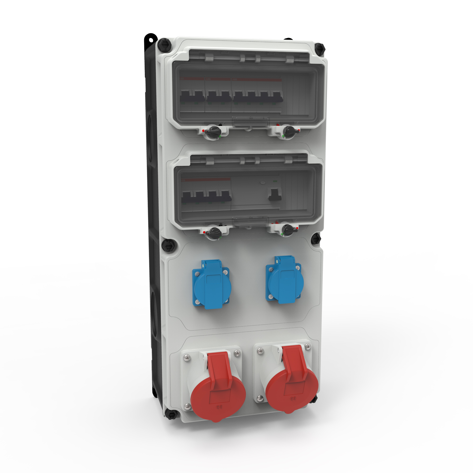 VARIABOX 2x Schuko, 2x 32A 5P